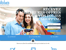 Tablet Screenshot of folieshopping.com